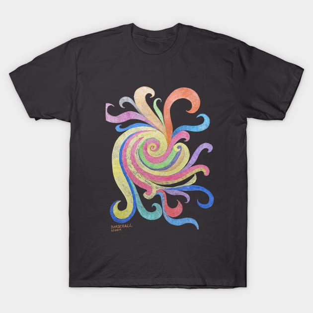 Spiral Burst T-Shirt by Barschall